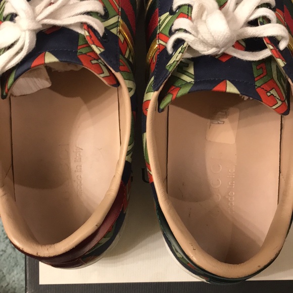 Gucci Ace suede GG cube shoes - Picture 10 of 11